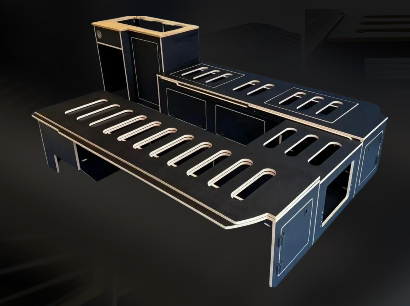 VW Transporter T5/6 LWB U-shaped furniture